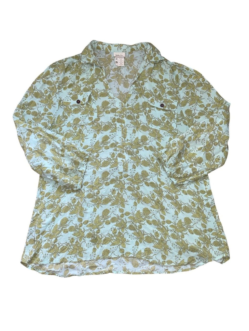 Matilda Jane green floral blouse